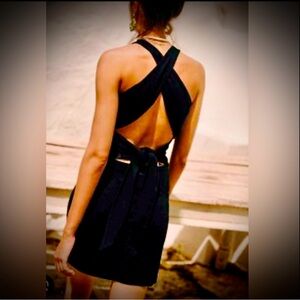 Sezane Black Bodycon Dress